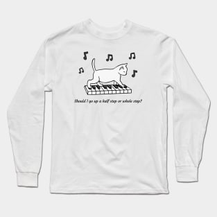 Music Theory Cat Long Sleeve T-Shirt